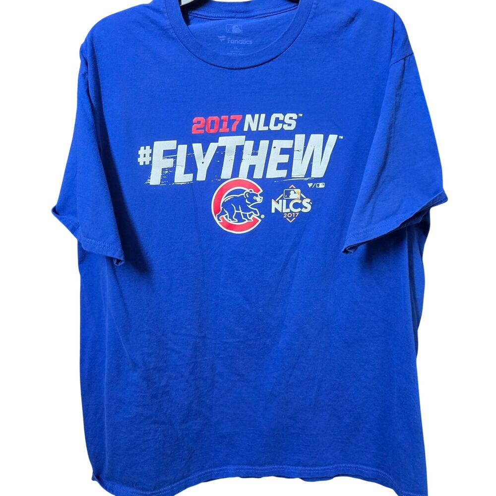 Chicago Cubs Fanatics 2017 League Championship Series Delayed Steal T Shirt X